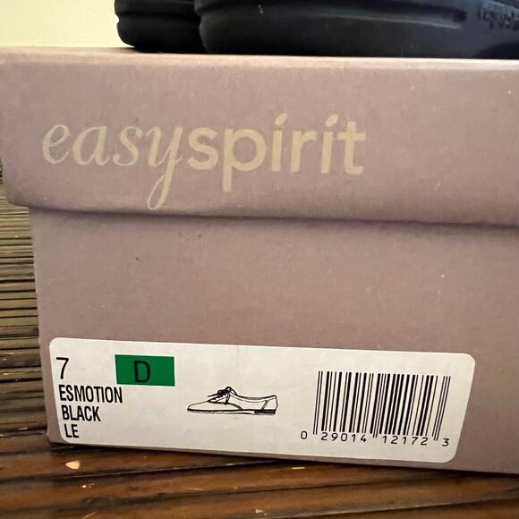 Easy Spirit Black Lace up Women's Shoe Esmotion Size 7 D Comfort Supportive Shoe - Picture 7 of 8